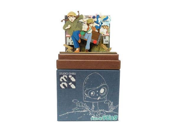 みにちゅあーとキット スタジオジブリmini 天空の城ラピュタ 逃げるシータとパズー