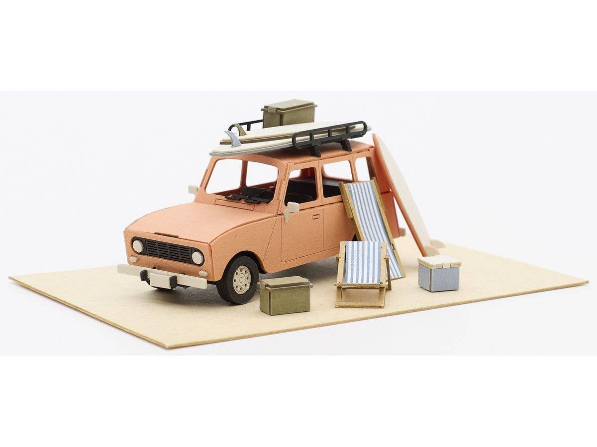 1/64 みにちゅあーとプチプロ サーフボードと車