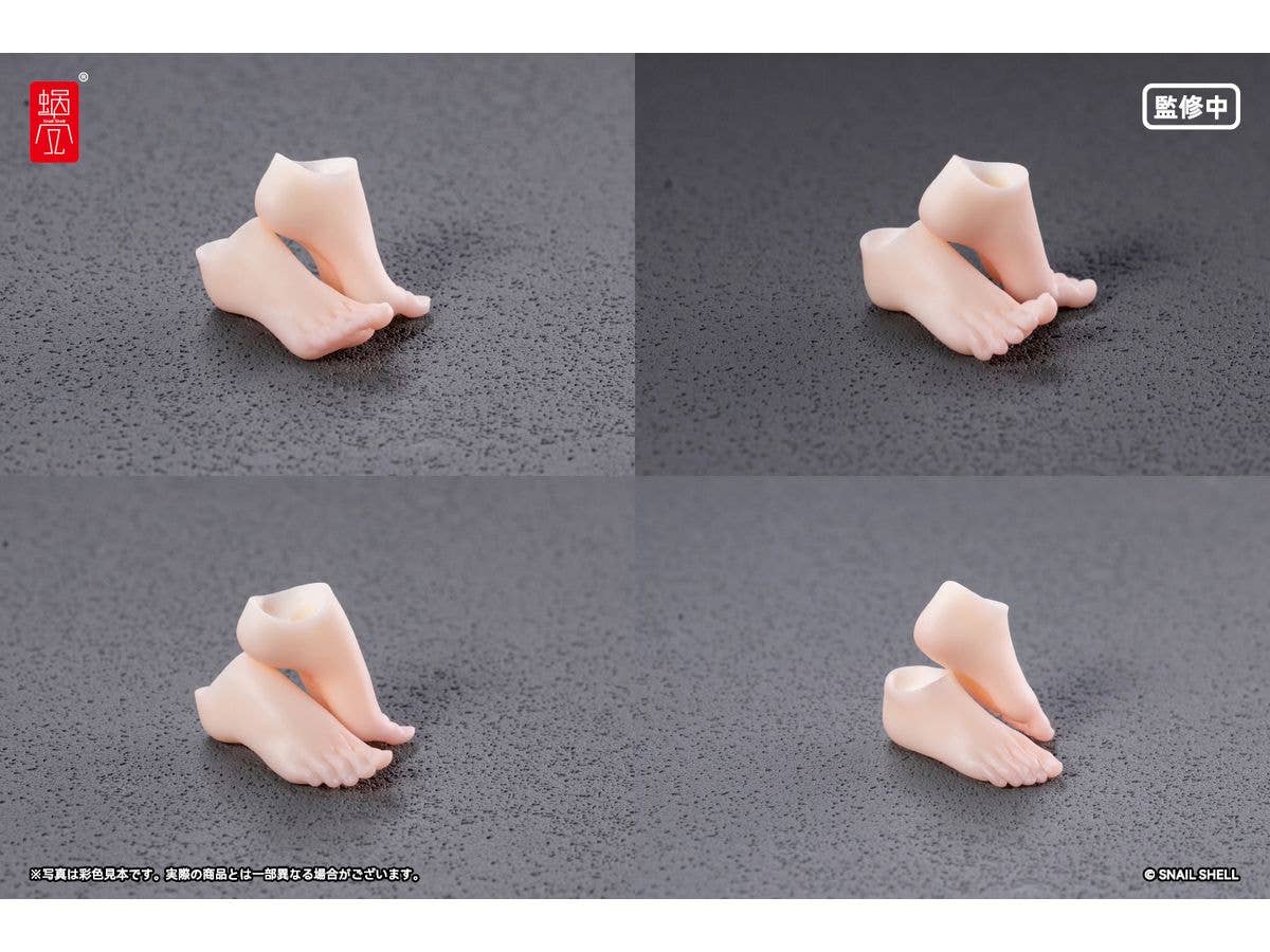 1/12 冒険者 スネイル用オプションフットパーツセット