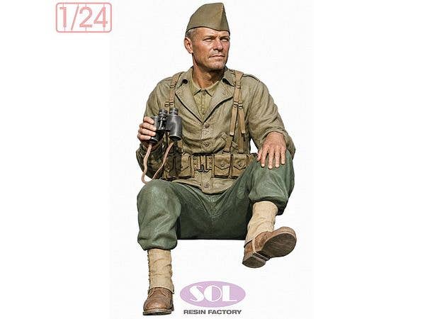 1/24 WWII アメリカ陸軍 双眼鏡を持つ車両乗員