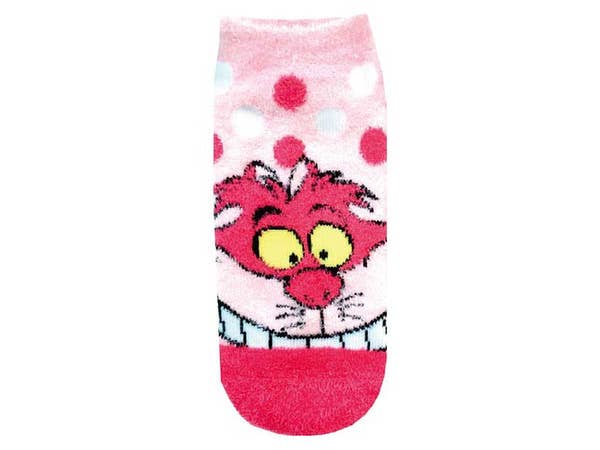 もっこもこソックス/ディズニーキャラクター/チェシャ猫 レディース (約22-24cm)