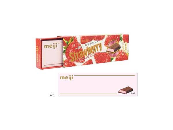 おやつ スティックメモ ストロベリーチョコレート