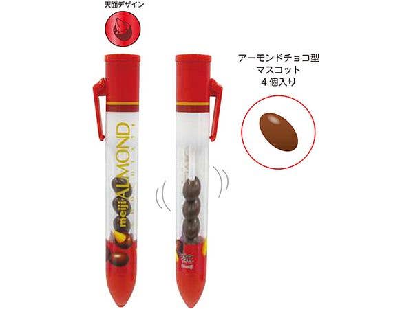おやつ サクサクボールペン アーモンドチョコレート