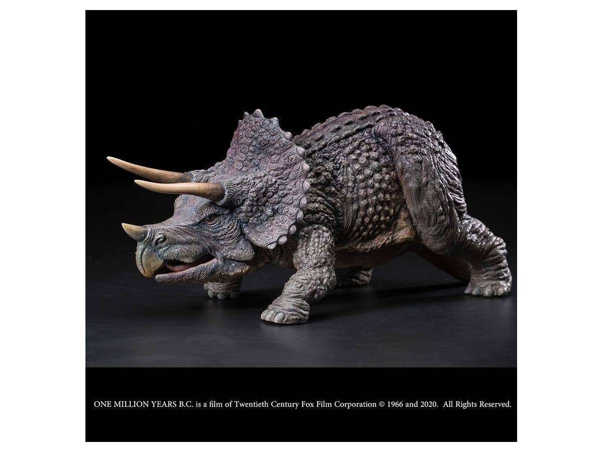 恐竜100万年: トリケラトプス ソフビ フィギュア