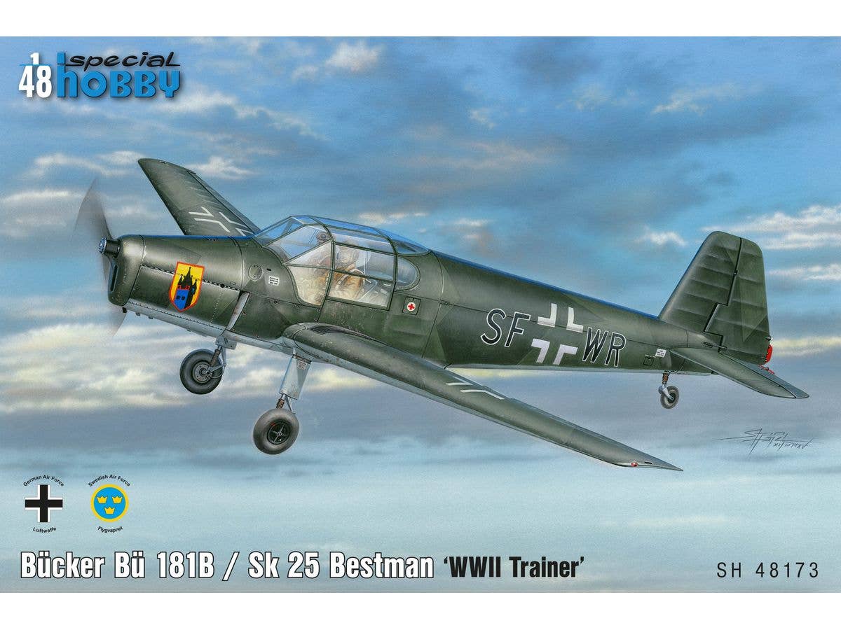 1/48 ビュッカー Bu181B/Sk25 ベストマンWW.2練習機