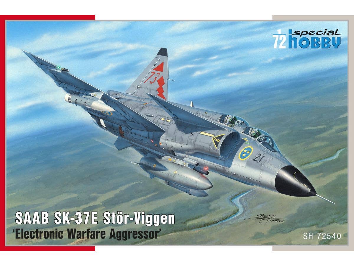 1/72 サーブ SK-37E 電子戦訓練型
