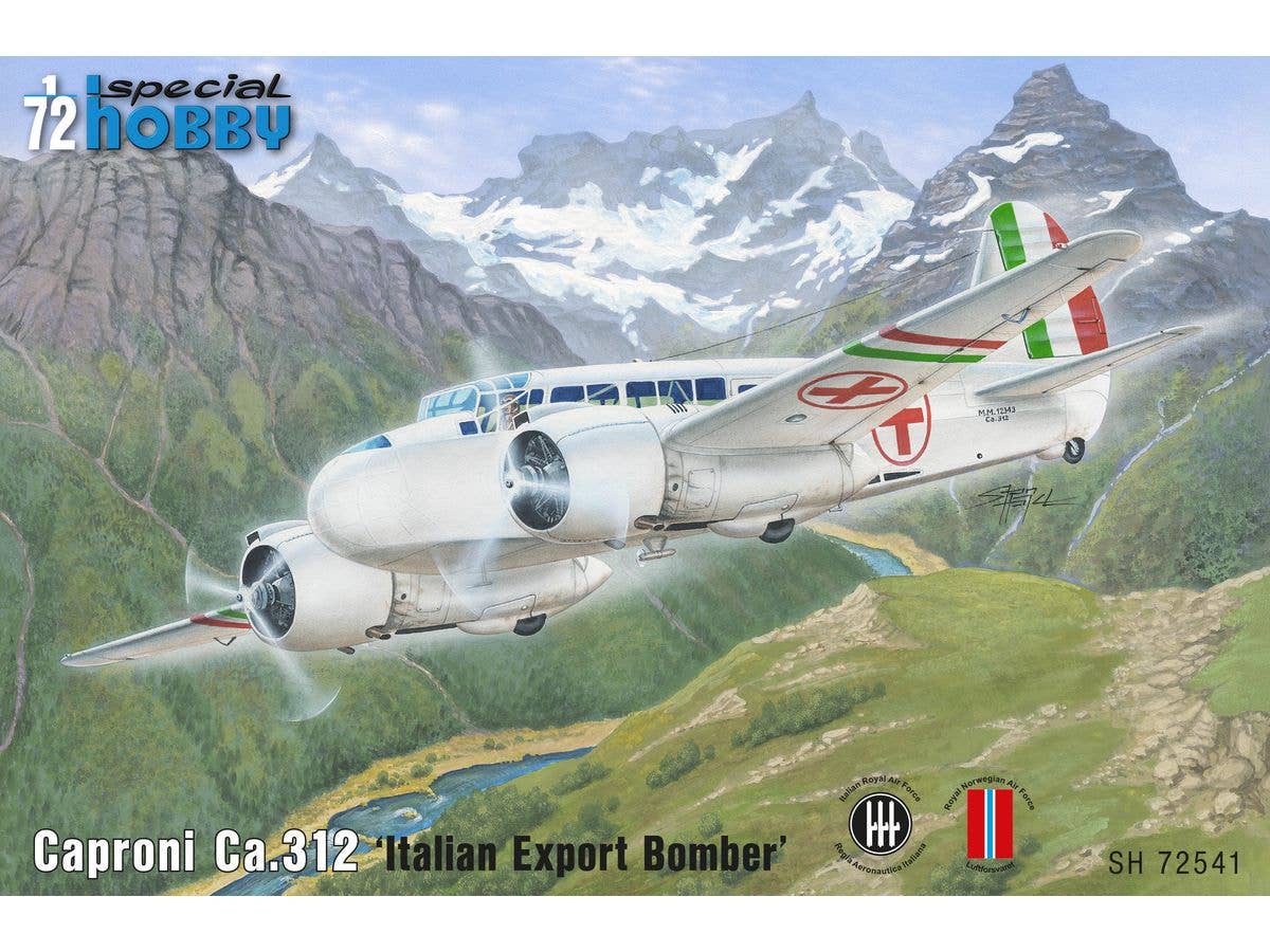 1/72 カプロ二 Ca.312 輸出向けイタリア製爆撃機