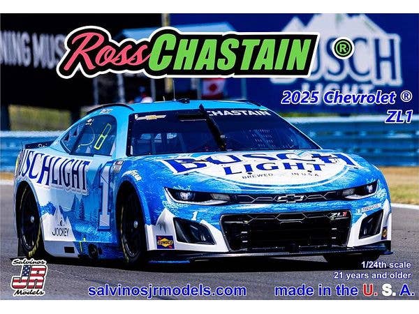 1/24 NASCAR 2025トラックハウスレーシング シボレー ZL1ロス・チャステイン "ブッシュ ライト"