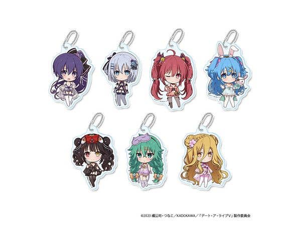 アニメ デート・ア・ライブV: ぷちちょこトレーディングアクリルキーホルダー (ネグリジェ) 1Box 7pcs