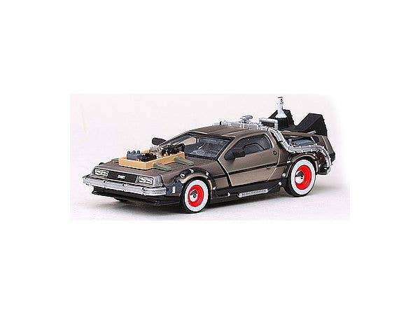 1/43 デロリアン DMC-12 バック トゥー ザ フューチャー Part III ステンレススティール