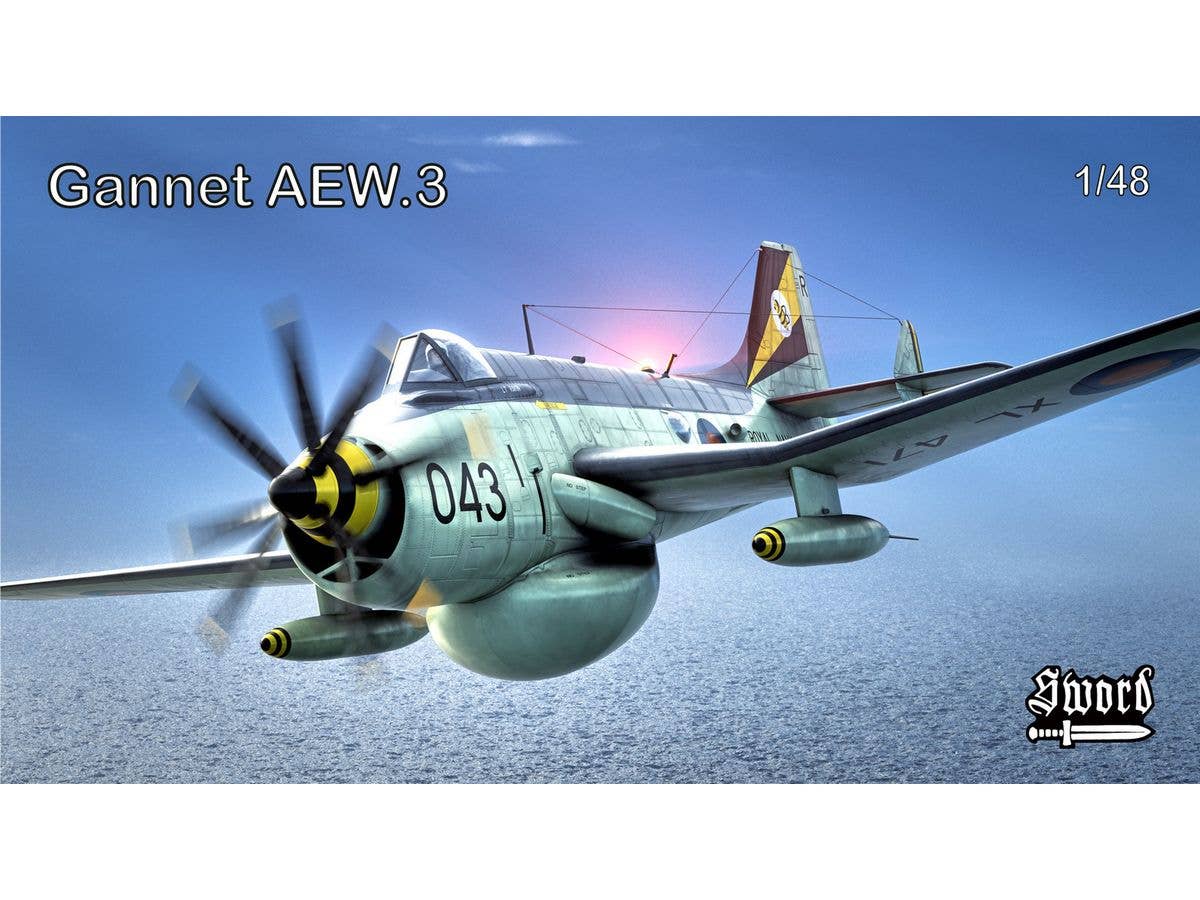 1/48 フェアリー ガネット AEW.3 艦上早期警戒機