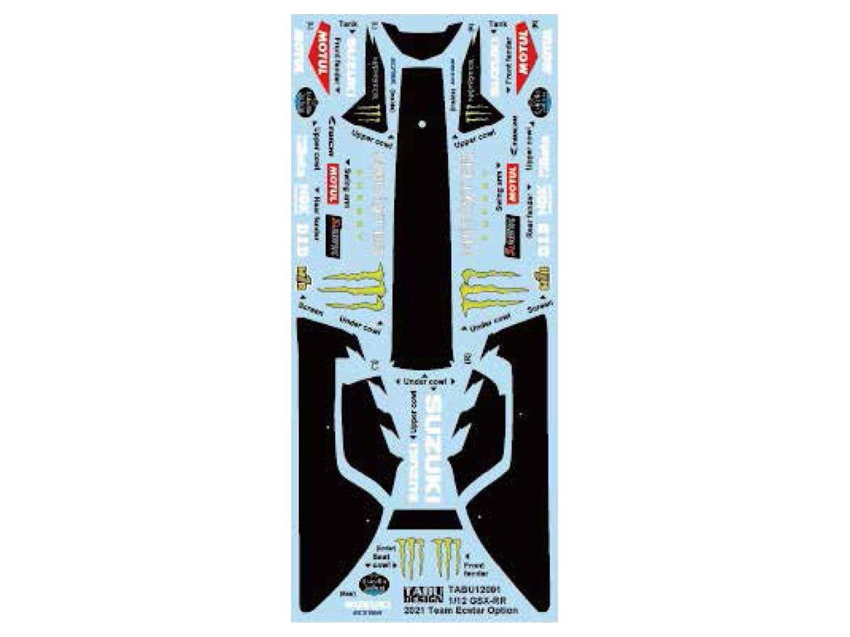 1/12 GSX-RR Team Ecstar Option 2021 For Tamiya