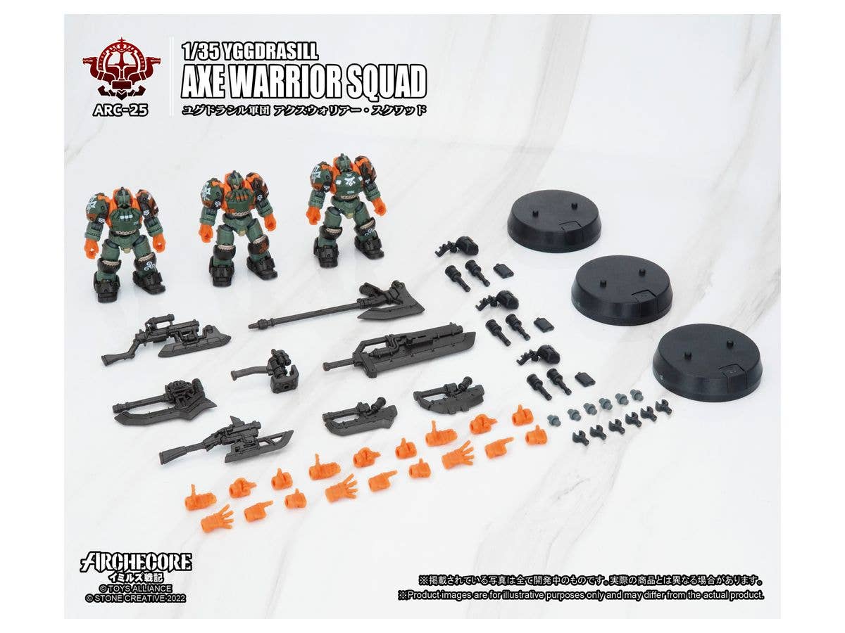 1/35 ARC-25 ARCHECOREイミルズ戦記 ユグドラシル軍団 アクスウォリアー・スクワッド
