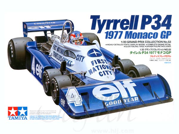 1/20 タイレル P34 1977 モナコGP