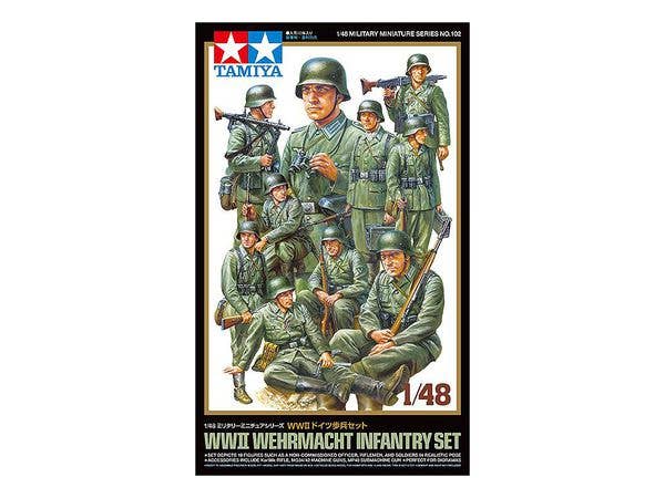 1/48 WWII ドイツ歩兵セット
