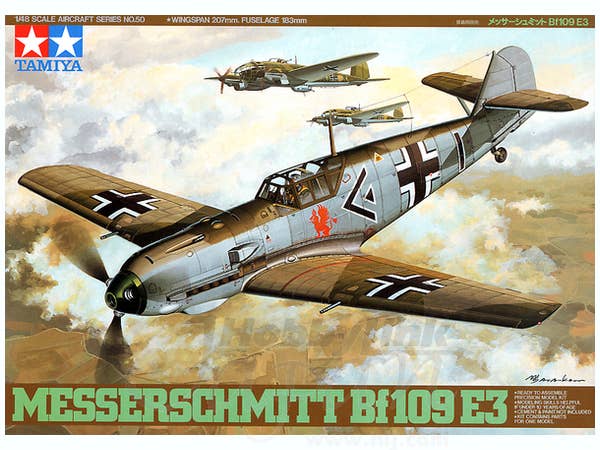 1/48 メッサーシュミット Bf109E-3