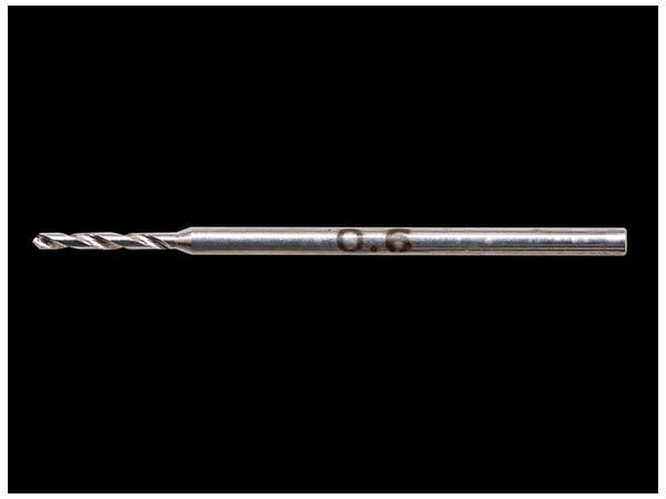 精密ドリル刃 0.6mm (軸径1.0mm)