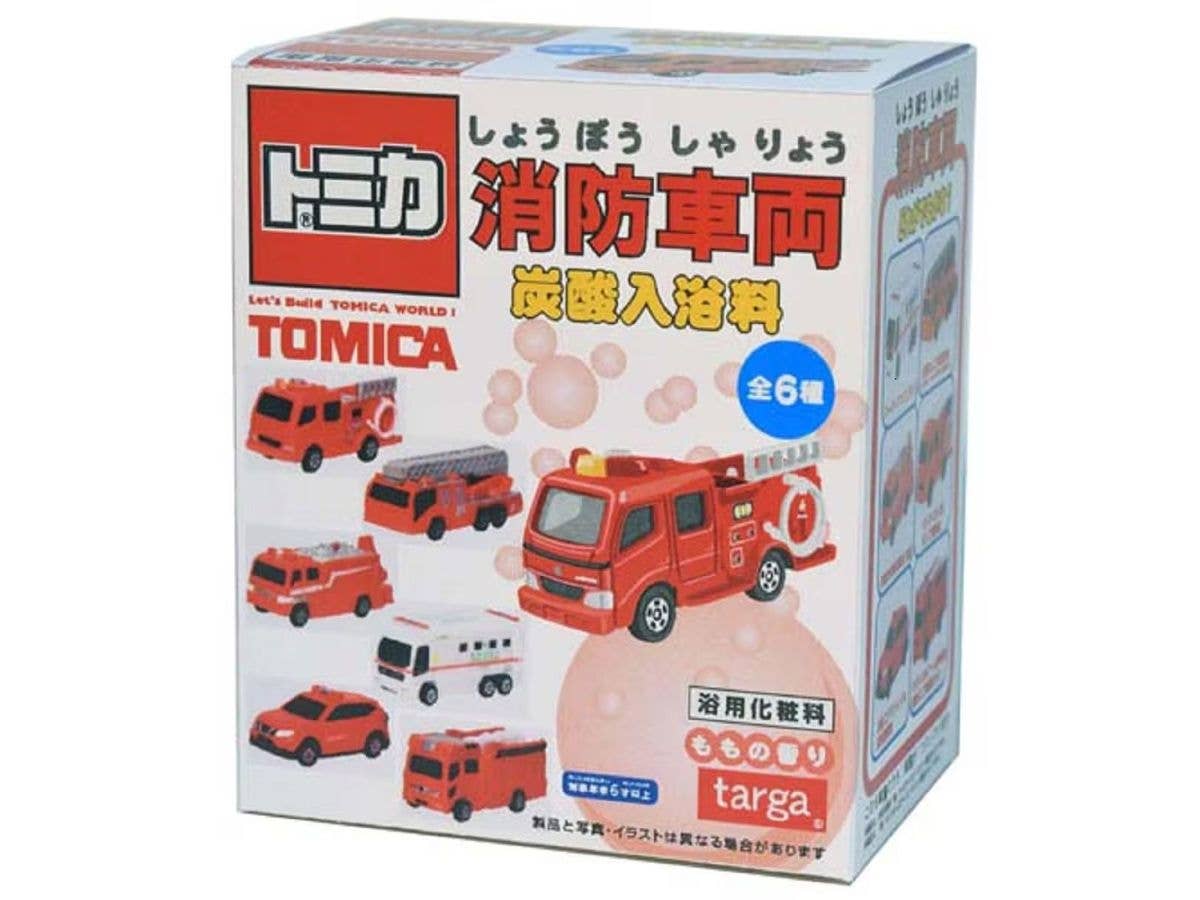 トミカ 消防車両 炭酸入浴料 1Box 12pcs