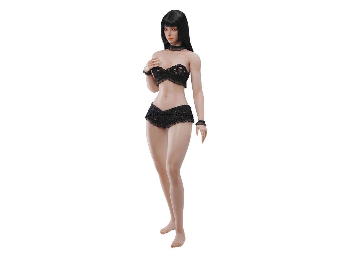 1/6 TBリーグ スーパーフレキシブル 女性シームレスボディ スリムウエスト・カーヴィー ヘッド付/ 足一体型/ サンタン