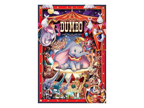 ジグソーパズル: 空飛ぶダンボとサーカス団 (ダンボ) 1000ピース 51 x 73.5cm