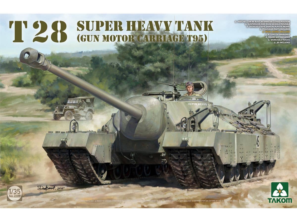 1/35 T28 超重戦車 (T95 戦車駆逐車)
