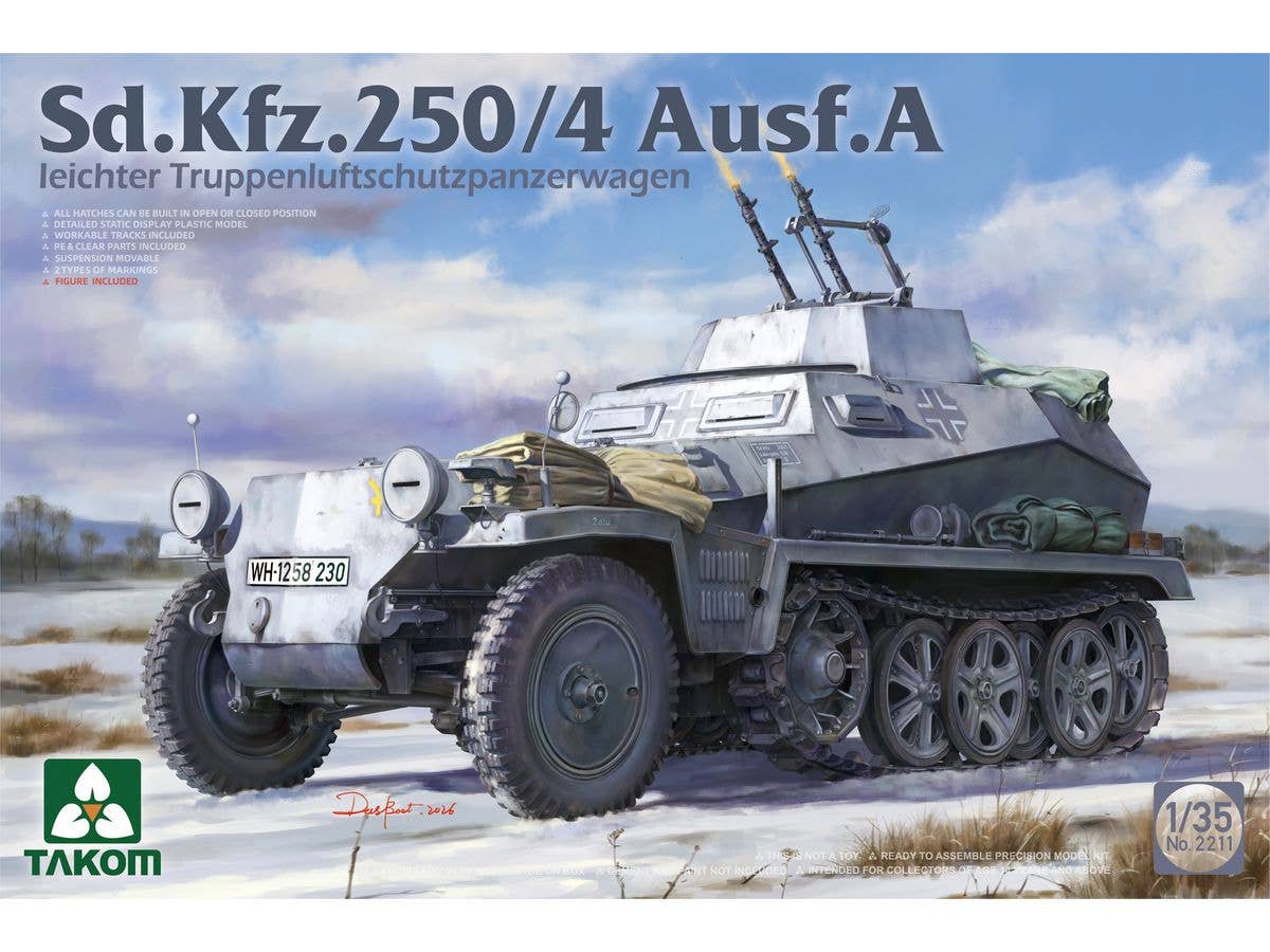 1/35 Sd.Kfz.250/4 A型 軽対空装甲兵員輸送車