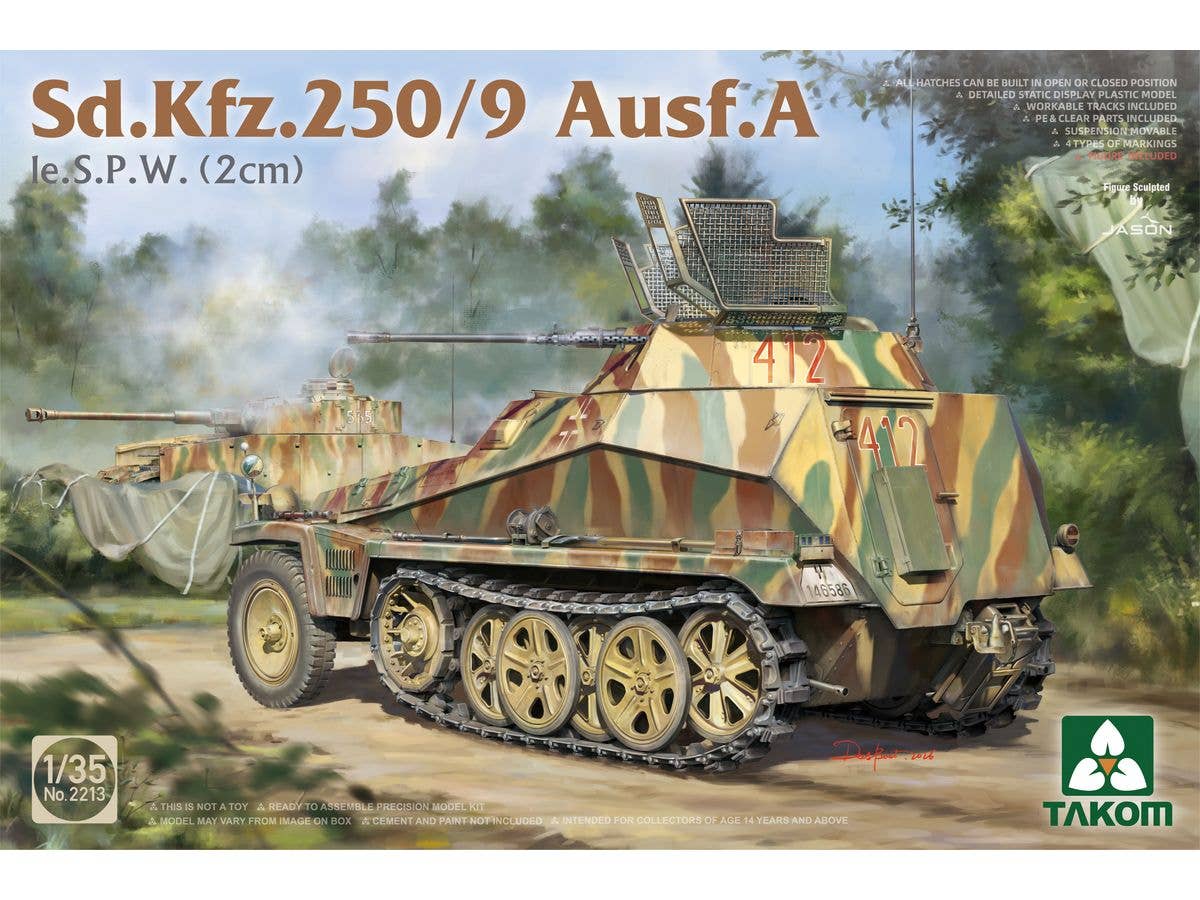 1/35 Sd.Kfz.250/9 A型 Ie.S.P.W. (2cm)