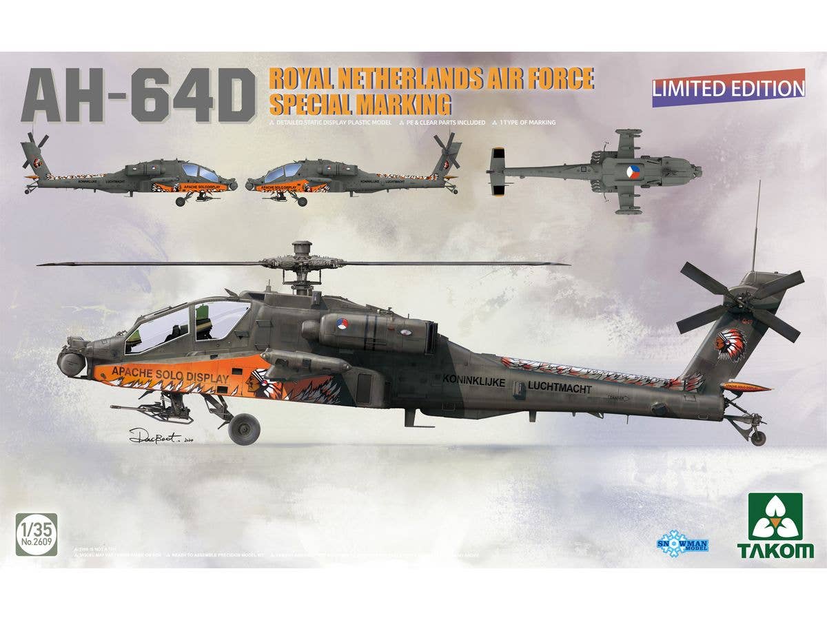 1/35 AH-64D オランダ空軍 スペシャルマーキング (限定版)