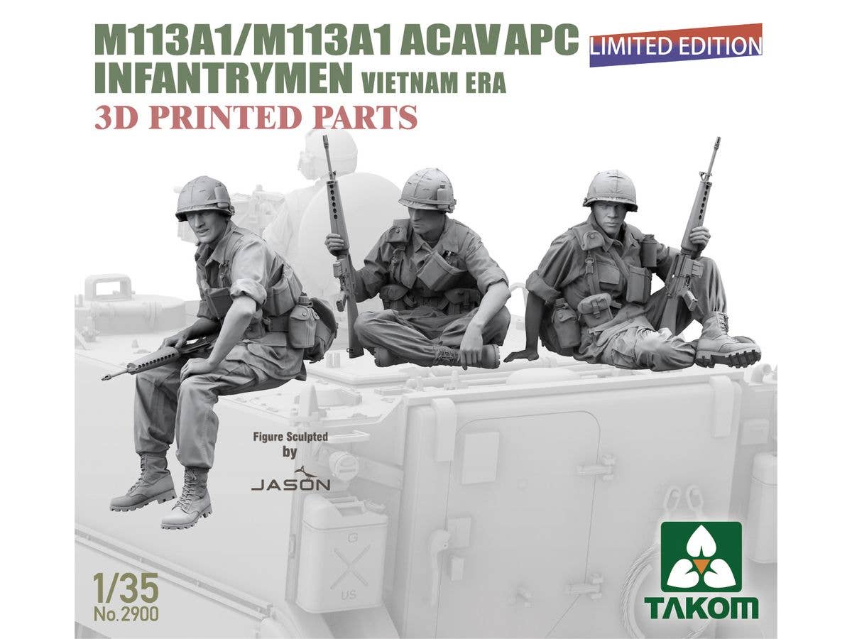 1/35 M113A1/M113A1 ACAV APC用歩兵セット (ベトナム戦争時)