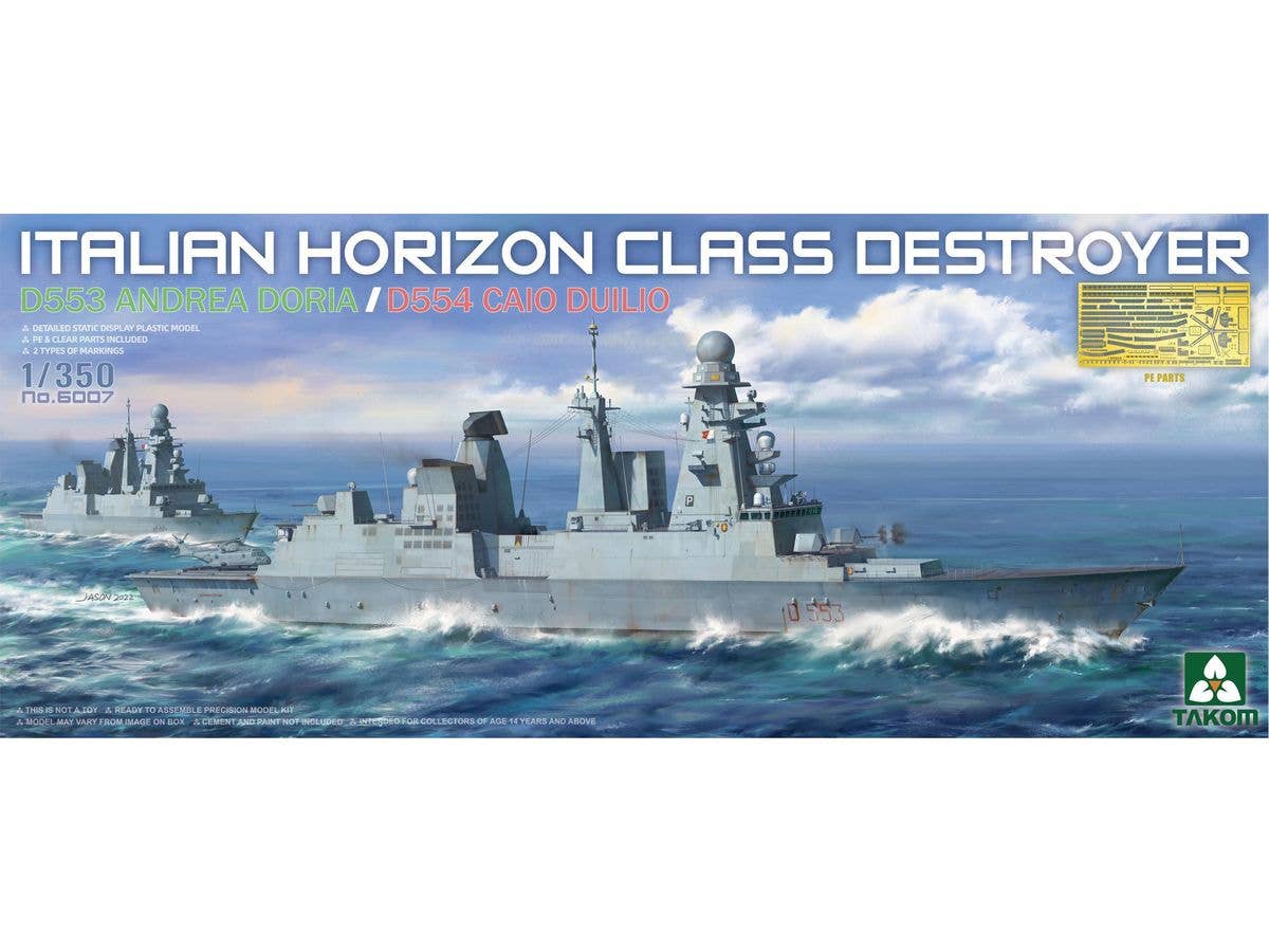 1/350 ホライズン級駆逐艦 D553 アンドレア・ドーリア/D554 カイオ・ドゥイリオ