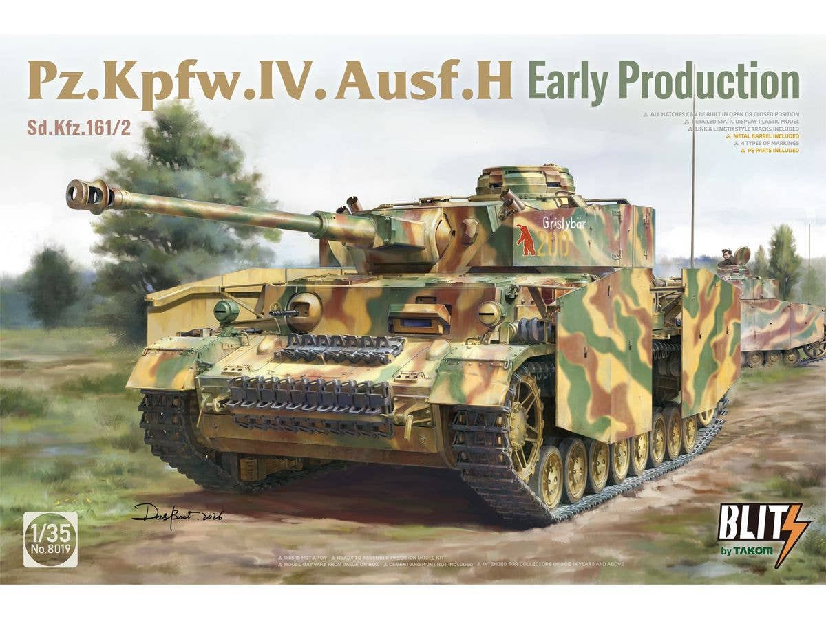 1/35 IV号戦車H型 前期型 Sd.kfz.1612/2 (ブリッツ)