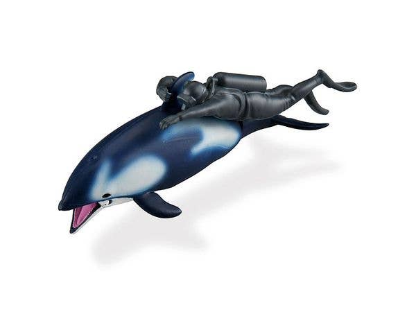アニア AL-40 カマイルカ (ダイバー付き) (水に浮くVer.)