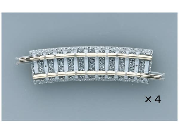 1863 カーブPCレール C243-15-PC (F) (4本セット)