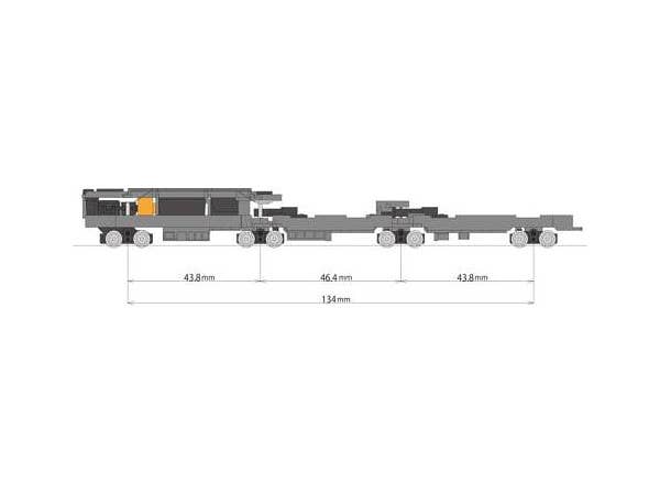 1/150 鉄コレ動力ユニット 路面3連接車用 TM-TR06