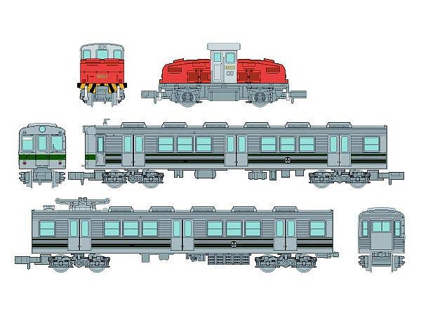 1/150 ノスタルジック鉄道コレクション 富井化学工業従業員専用通勤列車 3両セット A
