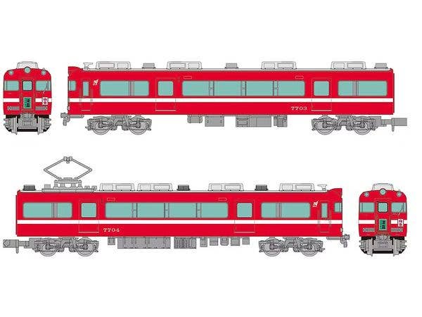 1/150 鉄道コレクション 名古屋鉄道7700系白帯車2両セットA