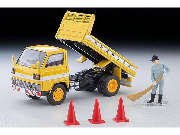 1/64 LV-N369a 三菱ふそう キャンター ダンプトラック 道路維持作業車 フィギュア付