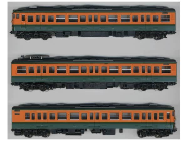 115 1000系近郊電車 (湘南色・冷房準備車) セット (3両)