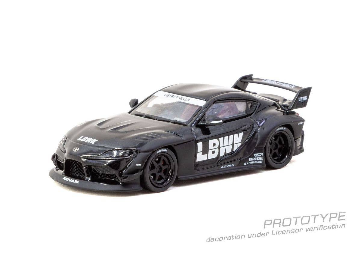 1/64 LB-WORKS TOYOTA SUPRA (A90)Black