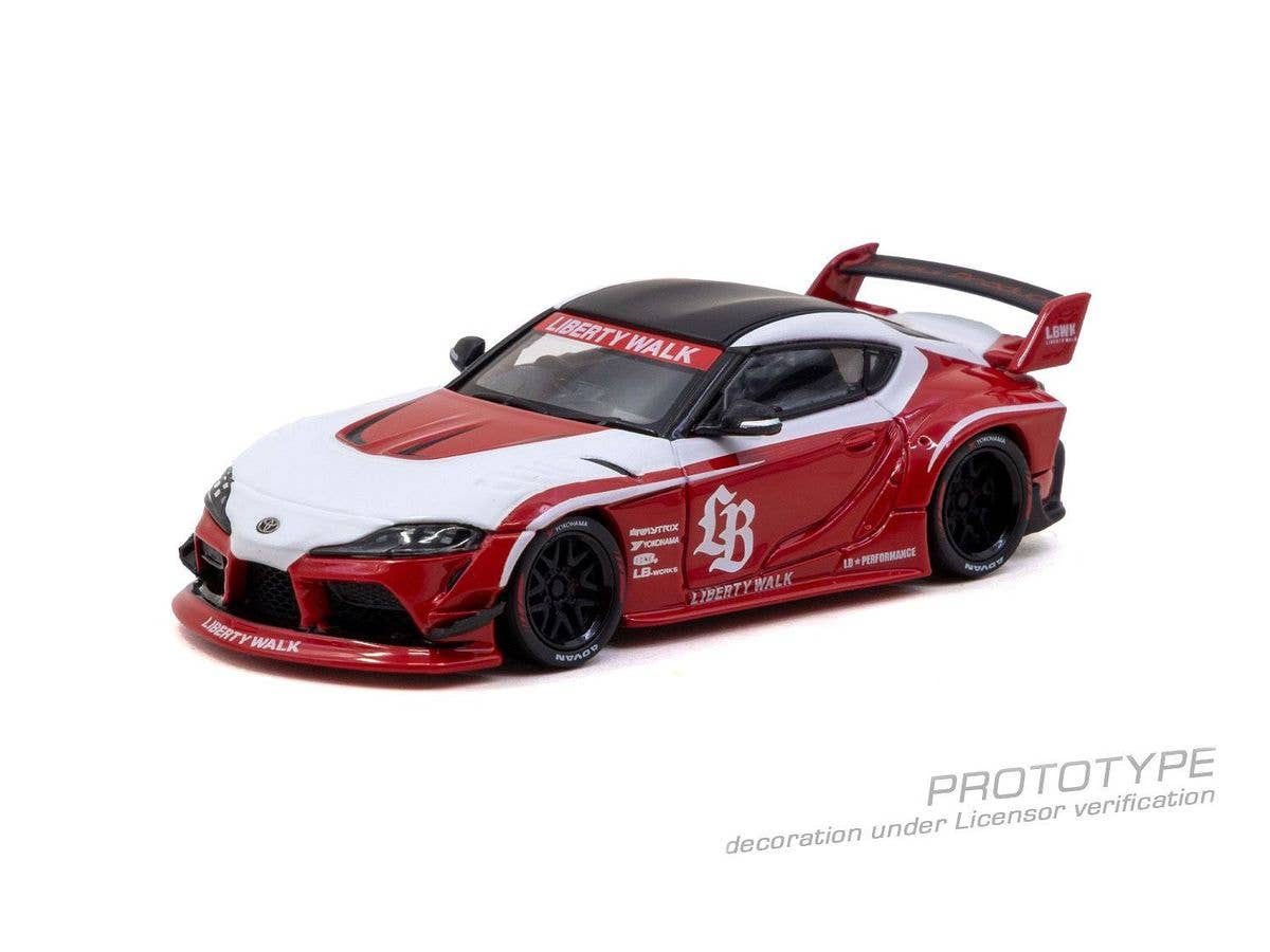 1/64 LB-WORKS TOYOTA SUPRA (A90)Red