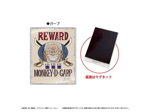 ONE PIECE: クロスギルドの手配書アクリルマグネット Vol.6 ガープ