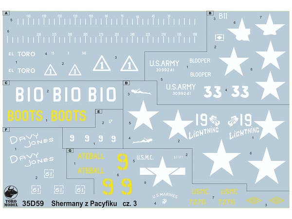 1/35 PTO (太平洋戦域) シャーマン戦車 Vol.3
