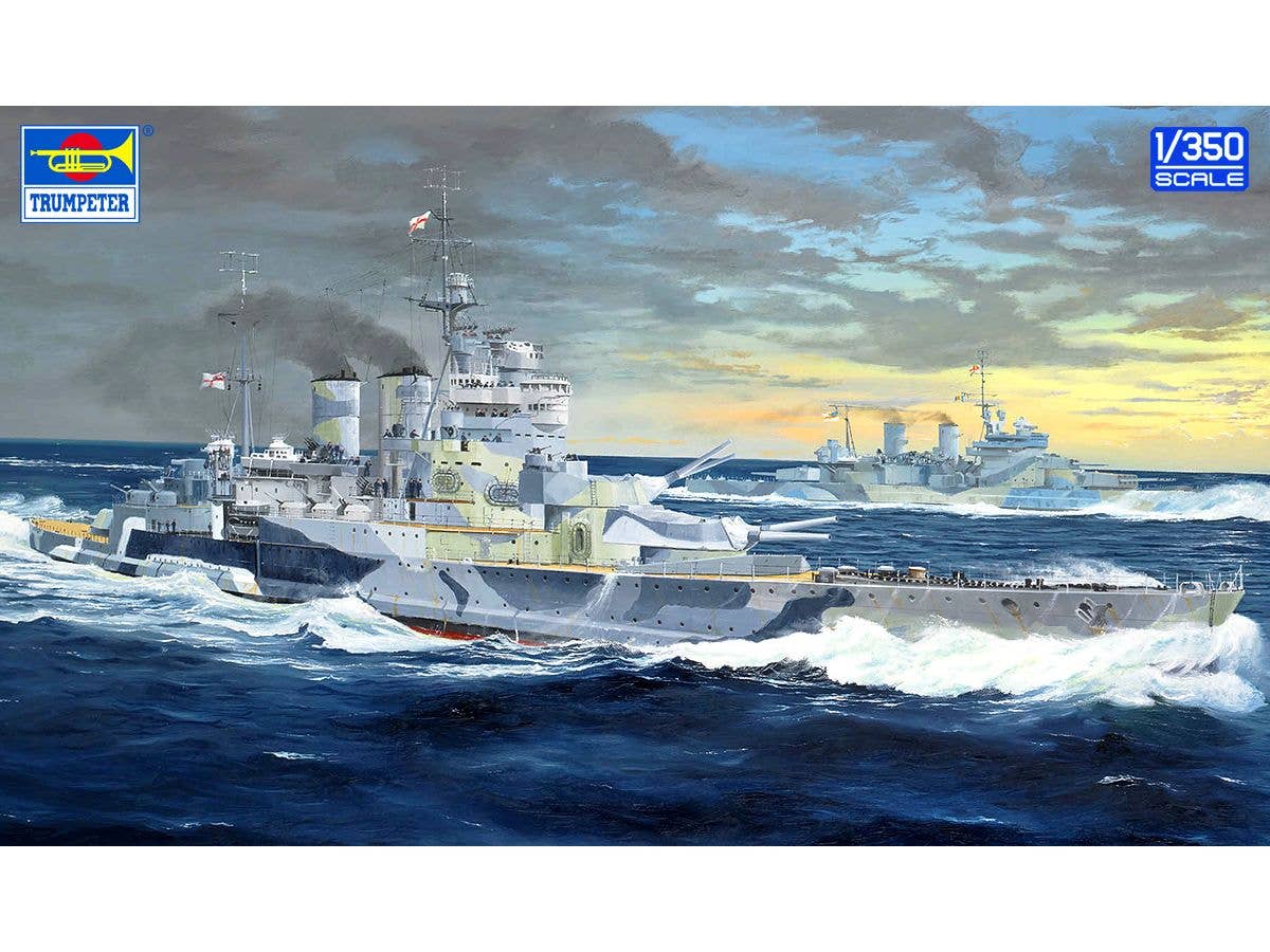 1/350 イギリス海軍 巡洋戦艦 HMS レナウン 1942