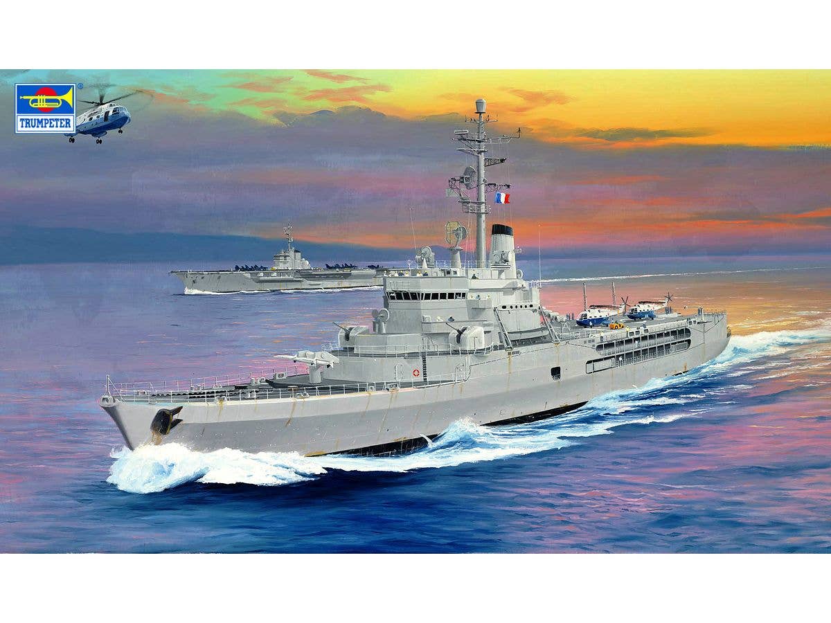 1/350 フランス海軍 ヘリコプター航空母艦 ジャンヌ・ダルク 1964