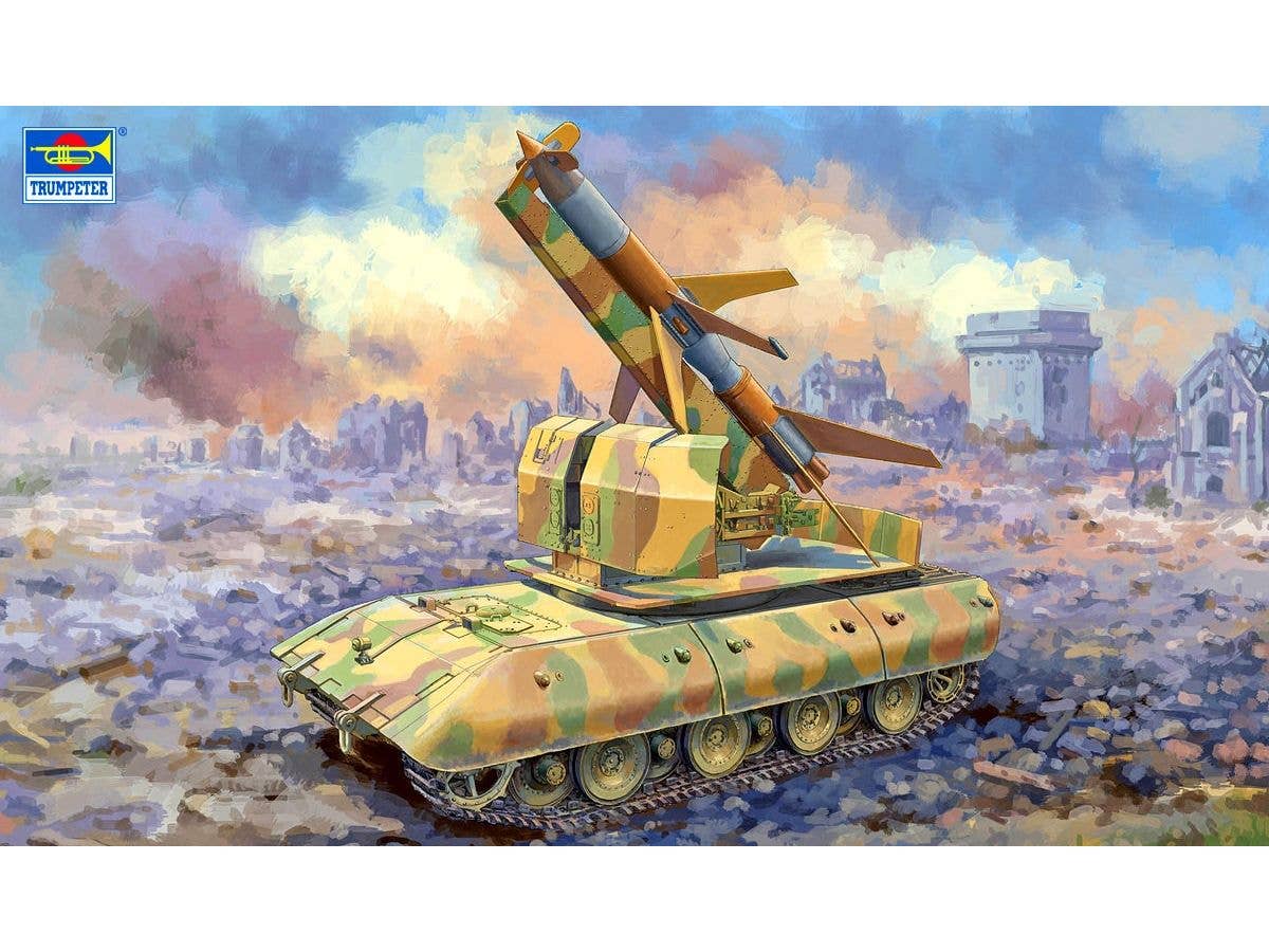 1/35 ドイツ軍 E-100対空戦車 w/ライントホター1 地対空ミサイル