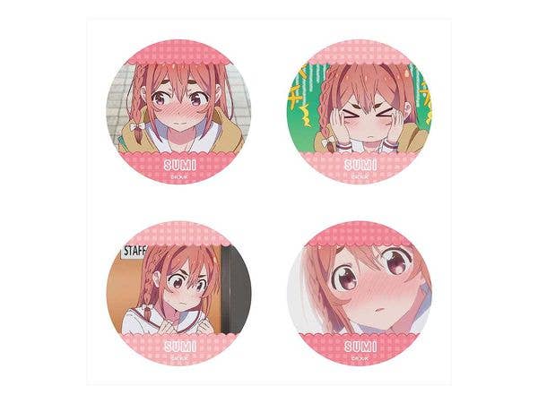 彼女お借りします: 推しキャラ缶バッジセット 桜沢墨