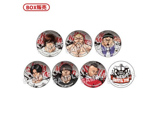 アニメ 刃牙道 x クリスタルジム: トレーディング缶バッジ 1Box 7pcs