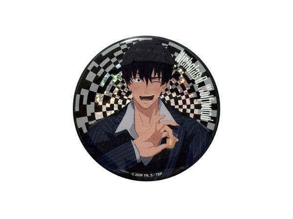 TRIGUN STARGAZE: 描き下ろし メタリック缶バッジ [ニコラス・D・ウルフウッド]