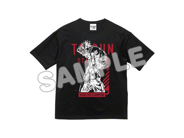 TRIGUN STARGAZE: ティザービジュアル Tシャツ ブラック フリーサイズ