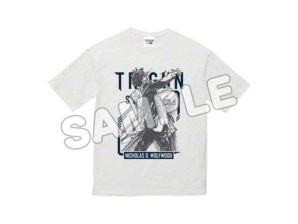 TRIGUN STARGAZE: ニコラスビジュアル Tシャツ ホワイト フリーサイズ